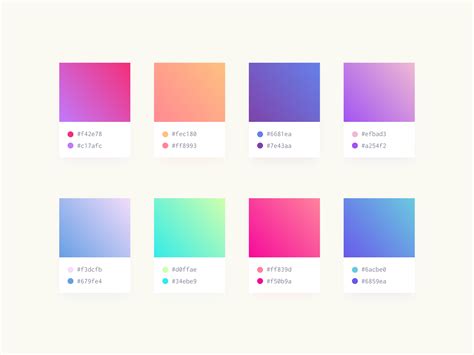 √ Gradient Color Code