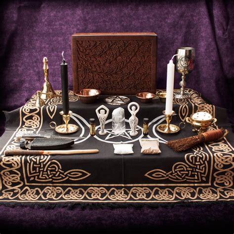 Divine Wiccan Altar Set | Wiccan altar, Witches altar, Witchcraft altar