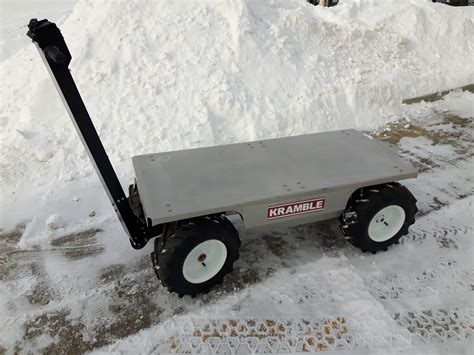 Motorized Utility Cart. Electric wagon. Carry up to 2000lbs. | Electric cart, Utility cart, Baby ...