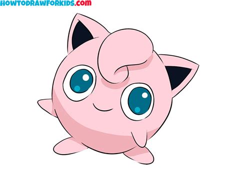 How to Draw Jigglypuff - Easy Drawing Tutorial For Kids