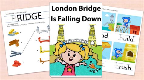 London Bridge Is Falling Down Nursery Rhyme Free Printable Papercraft – NBKomputer