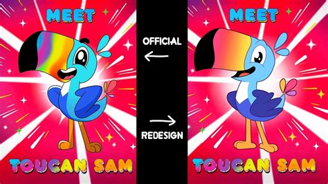 "Tried my hand and re-designing that new Toucan Sam. Got rid of the awful human teeth, the solid ...