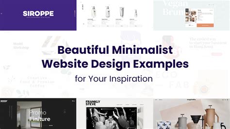 Modern Minimalist Website Design Web Minimal Modern Landing Templates Clean Examples Arrow ...