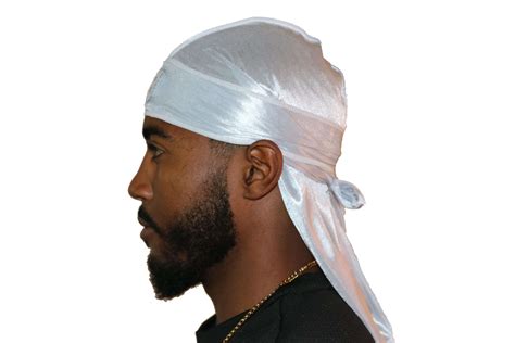 Silky 3WP Durag (White) – 360WaveProcess