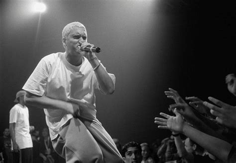 Watch rare footage of Eminem's first-ever live performance