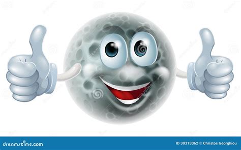 Moon Cartoon Man Character Stock Photography - Image: 30313062