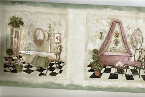 21 Excellent Bathroom Wallpaper Borders – Home, Family, Style and Art Ideas