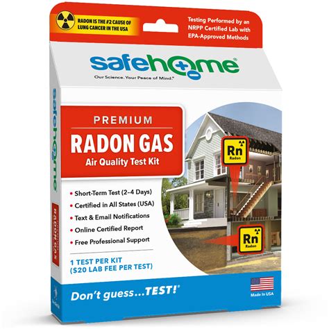 Radon Gas Test Kit – Premium - Safe Home®