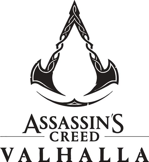 Assassin's Creed Valhalla logo black transparent PNG - StickPNG