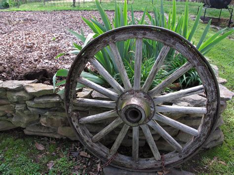 Old Garden Wheel - Garden on Wheels | Country charm, Garden, Charmed