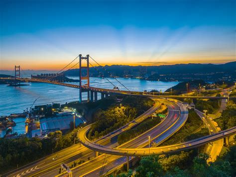 Brooklyn Bridge, bridge, road, sunset HD wallpaper | Wallpaper Flare