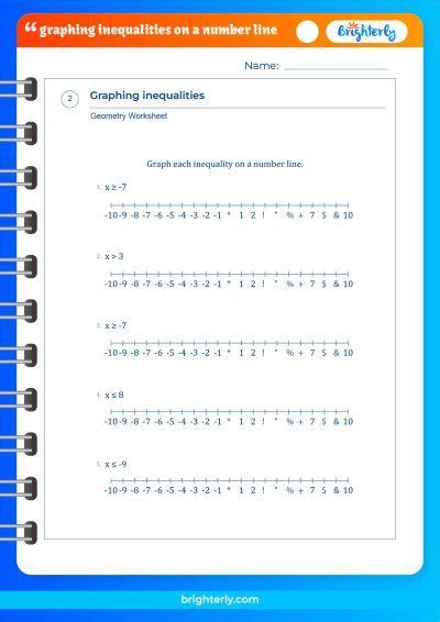 Free inequality number line worksheet, Download Free inequality number line worksheet png images ...