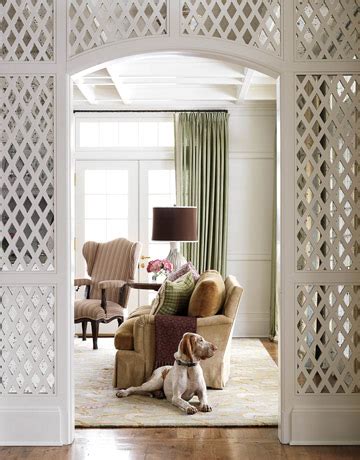 Incorporate Latticework into Your Home Interiors for a Fresh Garden Vibe