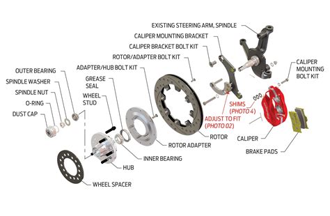 Car Brake Assembly Diagram