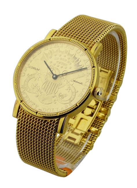 Corum Gold Coin Watch Men's on Bracelet | Essential Watches