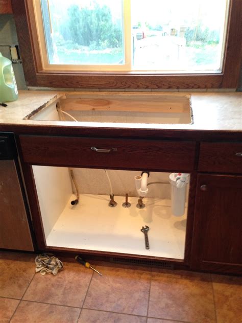 New Stainless Steel Apron Front Sink + how we installed it in existing cabinetry | Averie Lane ...