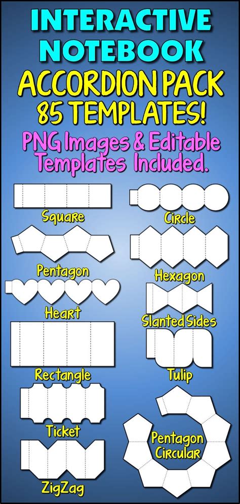 Interactive Notebook Templates Free Pdf