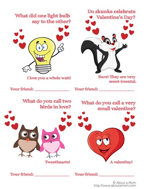 Free Printable Funny Valentine's Day Cards - About a Mom