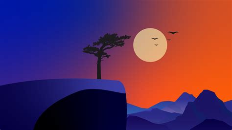 🔥 Download 4k Minimalist Landscape Sunrise by @agross | 4K Minimalist Wallpapers, Minimalist ...