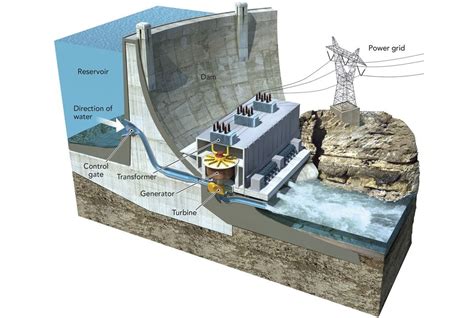 Hydroelectric dam | Hydroelectric dam, Dam, Bull art