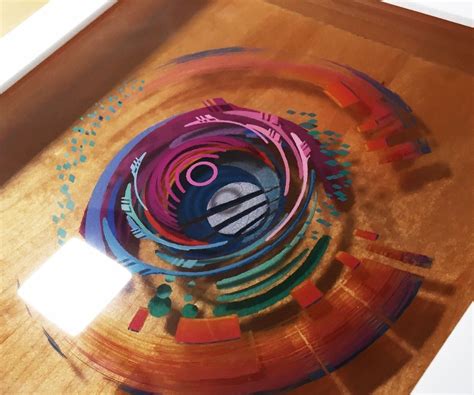 3D Painting: Layered Resin and Acrylic Paint | Epoxy resin art, Resin painting, Resin art