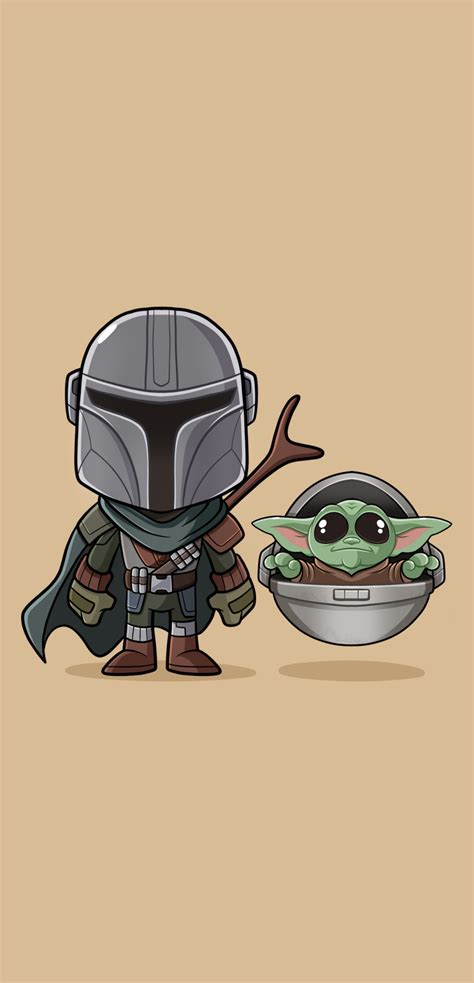 1080x2240 Resolution Baby Yoda and Mandalorian 1080x2240 Resolution Wallpaper - Wallpapers Den