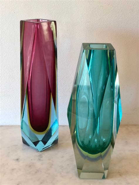 Murano Sommerso art glass vases c.1960 – European Antiques