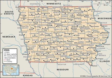 Historical Facts of Iowa Counties