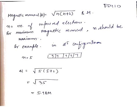 How to find maximum magnetic moment?