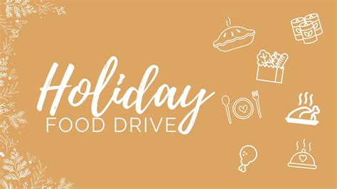 Holiday Food Drive — Community of Hope