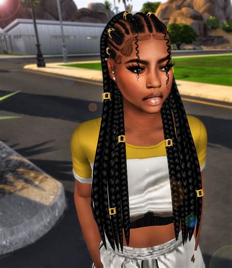 Black sims 4 cc hair - windgagas