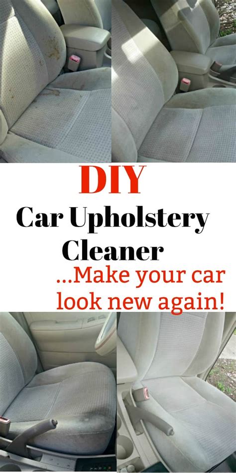 DIY Car Upholstery Cleaner: Make Your Interior Look Brand New! - The Frugal Ginger