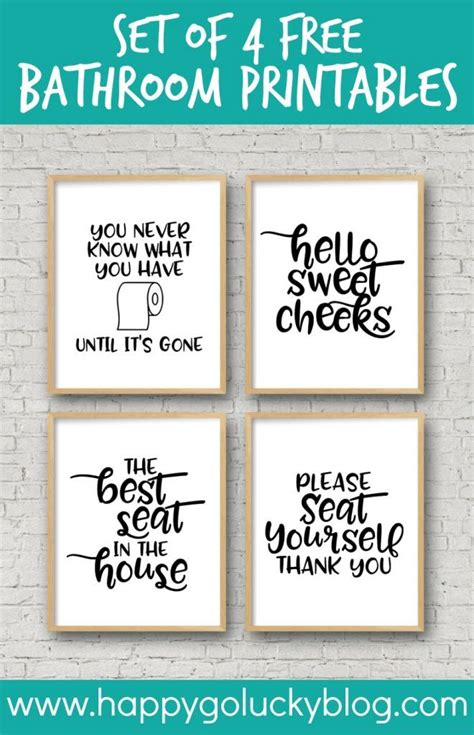 Quotes Free Printable Funny Bathroom Signs - ShortQuotes.cc