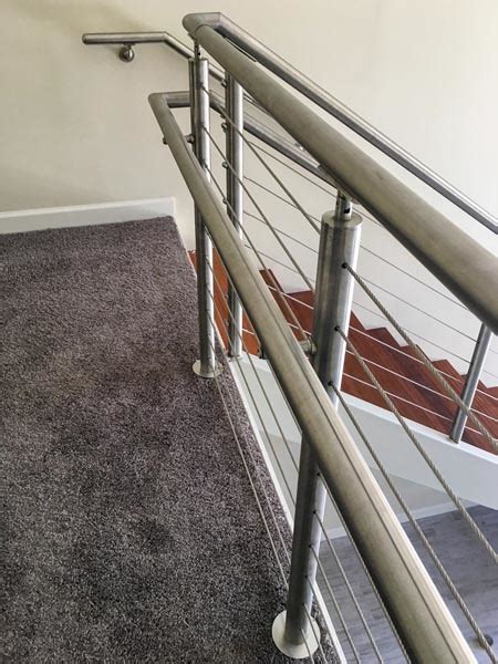 Stainless-Steel Cable Deck Railing Installation