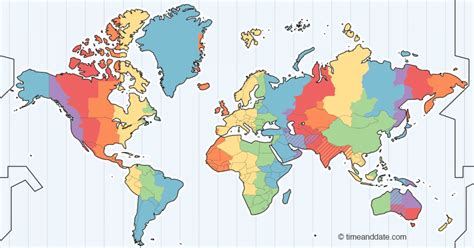 Map Of Earth Time Zones - When Do We Spring Forward In 2024