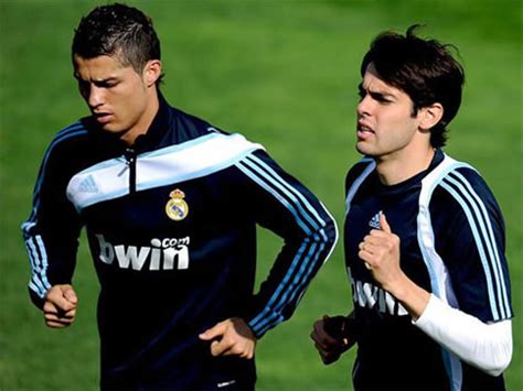 Ronaldo Kaka : Kaka and Ronaldo / Kaka and ronaldo play in slightly different positions so it is ...