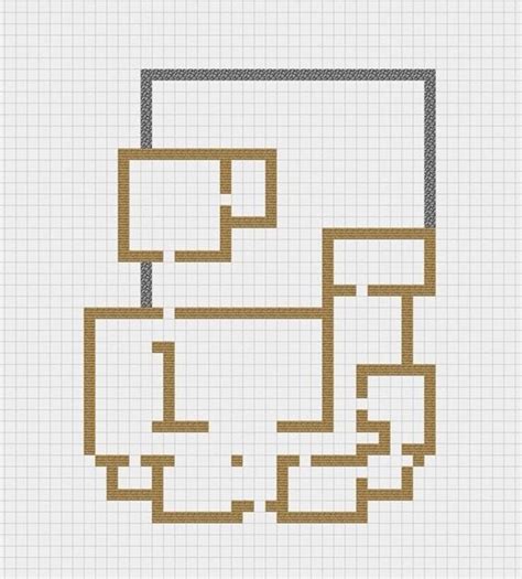 How to Draw a house like an architect's blueprint | Minecraft Houses, Minecraft and House Blueprints