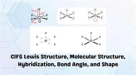 ClF5 Lewis Structure, Molecular Structure, Hybridization, Bond Angle, and Shape - Geometry of ...