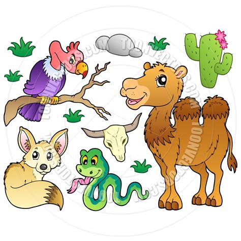 Desert Animals Cartoon - Desert Animal Clipart Animal Clipart Desert Clipart | Bodemawasuma