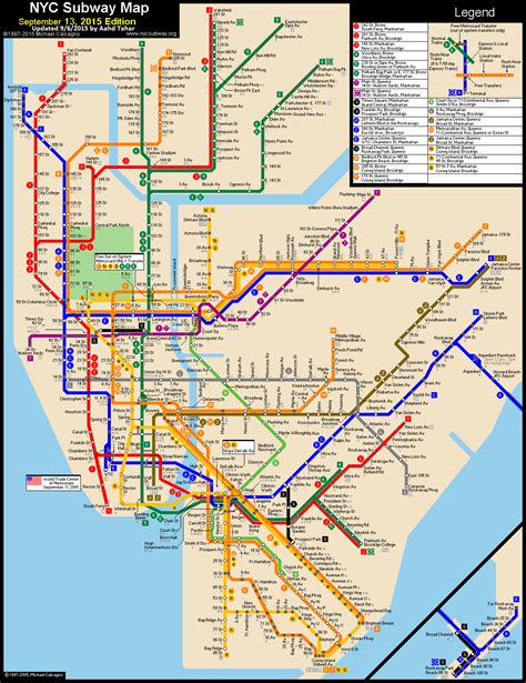 NYC SUBWAY MAP ~ imagexxl