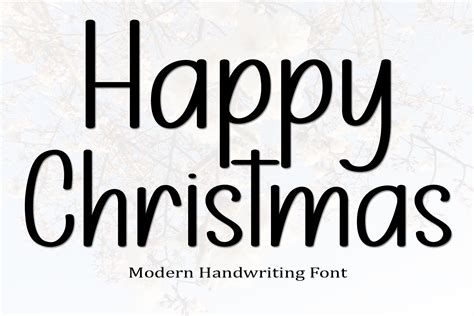 Happy Christmas Font by RR Studio · Creative Fabrica