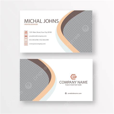 Creative Business Card Design Template Download on Pngtree