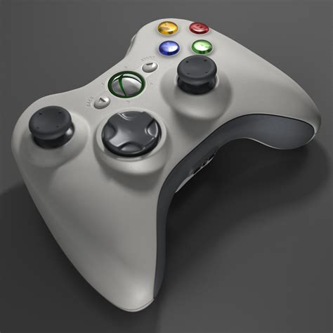 xbox 360 controller 3d c4d