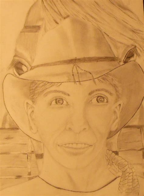 Cowboy Hat Pencil Drawing