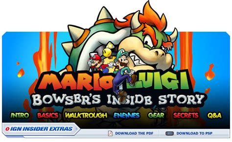 Mario & Luigi: Bowser's Inside Story - ds - Walkthrough and Guide - Page 3 - GameSpy