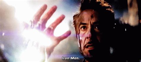 Iron Man Snap GIF - IronMan Snap Avengers - Discover & Share GIFs