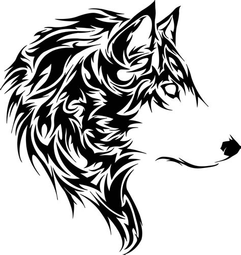 Wolf Stencil (.eps) Free Vector Download - 3axis.co