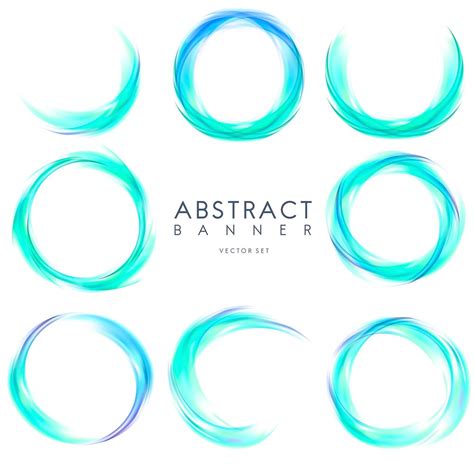 Abstract banner set in blue | Free Vector - rawpixel