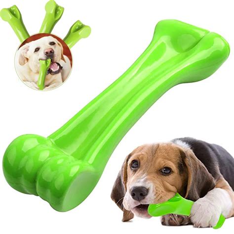 Durable Dog Chew Toys Bone chew toy for puppy dog toys Indestructible for Aggressive Chewers 3 ...