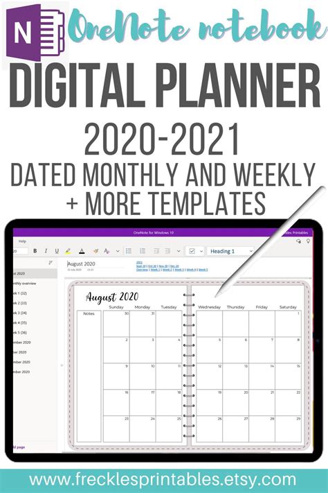 Onenote Planner Template 2022 - Printable Word Searches